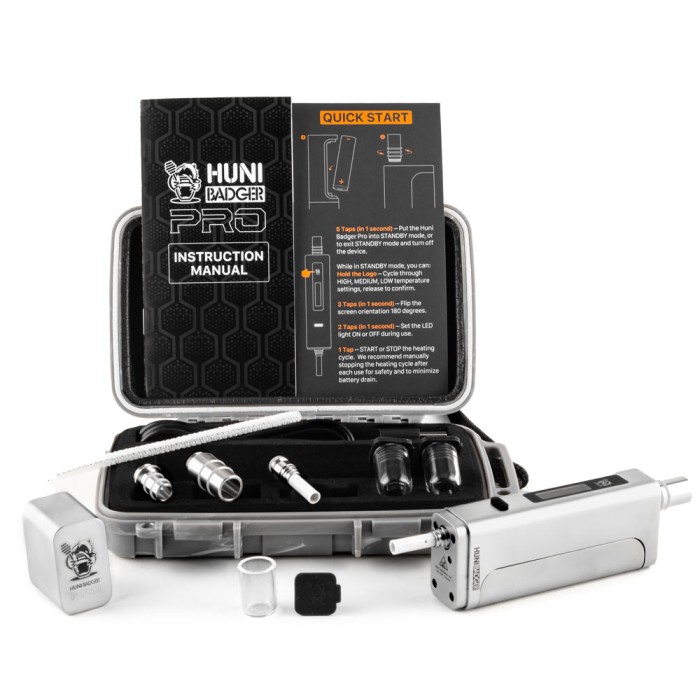 Huni Badger Pro - Silver Open Case