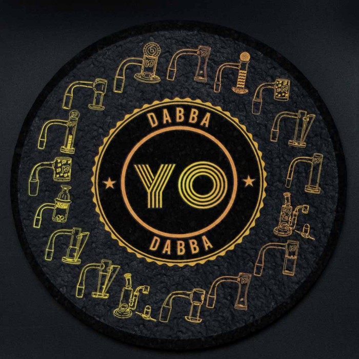 Yo Dabba Dabba Mood Mat - badge design
