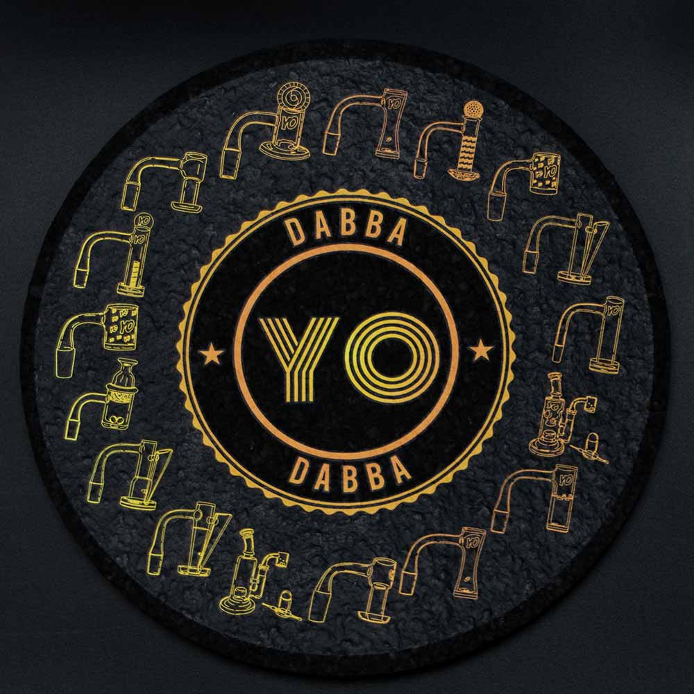 Yo Dabba Dabba Mood Mat - badge design