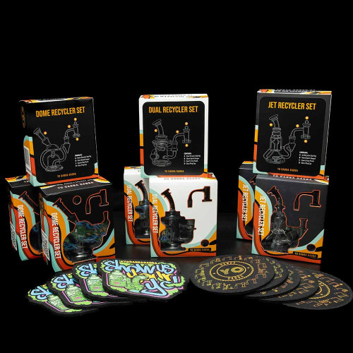 Yo Dabba Dabba Recycler Rig Set Package