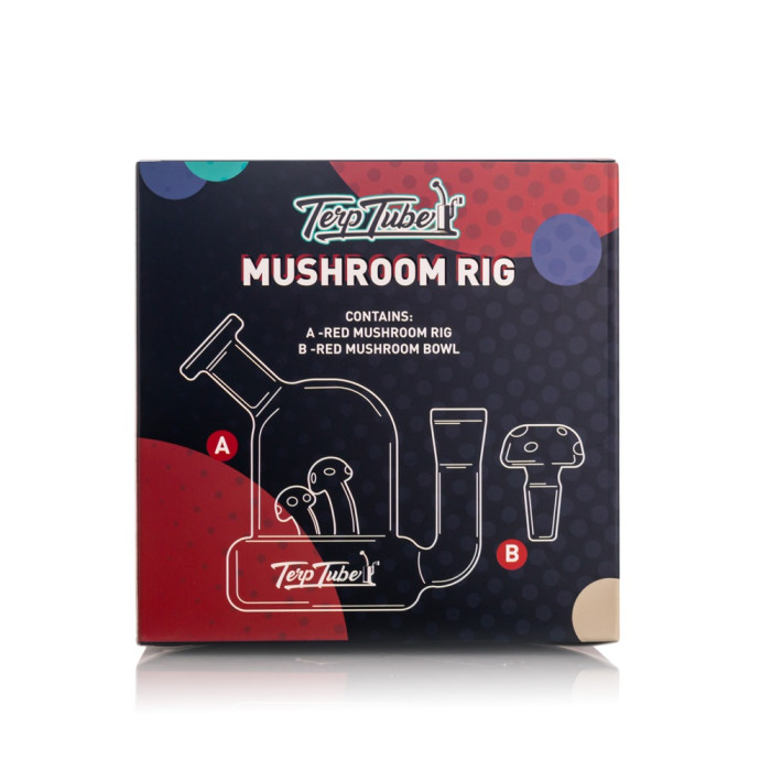 Terp Tube Mushroom Rig Red Box Back