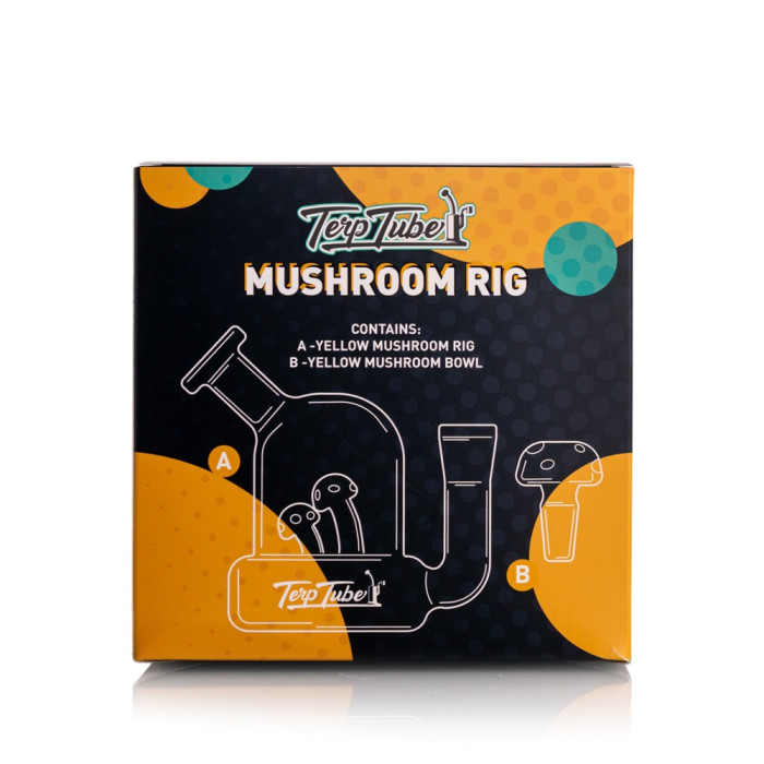 Terp Tube Mushroom Rig Yellow Box Back