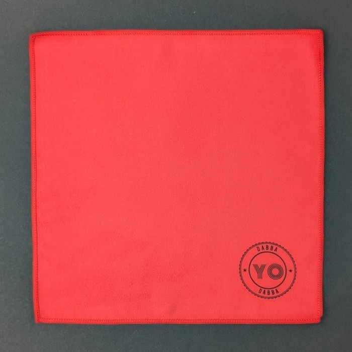 Yo Dabba Dabba Microfiber Cleaning Cloth - Red